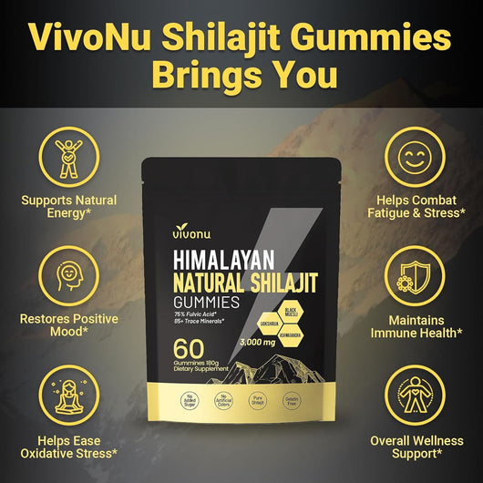Himalayan Shilajit Gummies For Kidneys